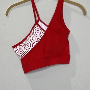 One Shoulder Sports Bra